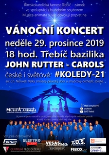 Vánoční koncert souboru Musica animata v Třebíči.