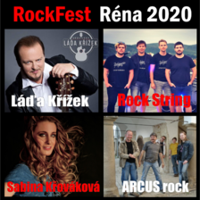 ROCKFEST RÉNA 2020/LÁDA KŘÍŽEK, SABINA KŘOVÁKOVÁ/ROCK STRING, ARCUS ROCK