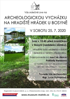 Archeologická vycházka na hradiště Hrádek u Bosyně