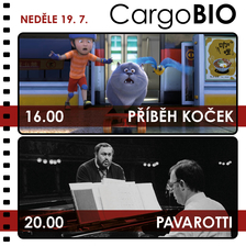 CargoBIO - kino na lodi 19.7.: Příběh koček / Pavarotti