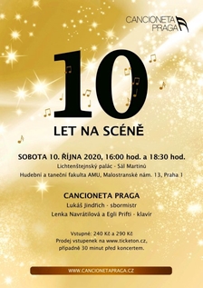 Cancioneta Praga – „10 let na scéně“