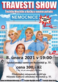 Travesti show míří do Rožmitálu s pořadem Nemocnice na pokraji zkázy