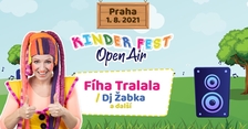 Fíha Tralala v Praze v Kinder Fest Open Air