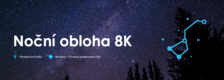 Noční obloha 8K - Planetárium Praha