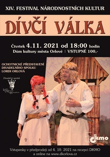 Představení ochotnického divadla v Orlové