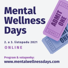 Mental Wellness Days 2021. Online konference k podpoře duševního zdraví