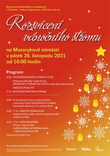 Na Rožnovsku se rozsvítí vánoční stromy - Rožnov pod Radhoštěm
