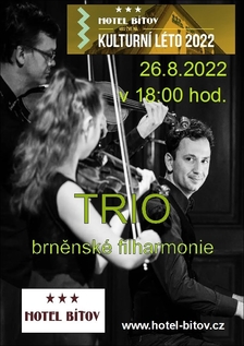 Kulturní léto na Bítově 2022 - TRIO brněnské filharmonie
