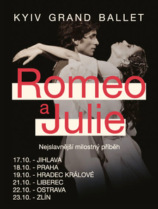 Baletní soubor KYIV GRAND BALLET uvádí baletní představení “Romeo a Julie” v Jihlavě