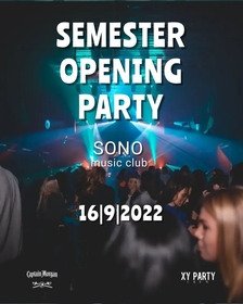 Semester Opening Party | Sono Centrum | 16.9.2022