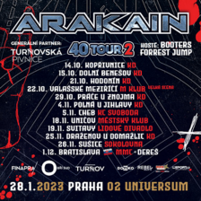 Arakain - 40LETour 2 Podzim - Sušice