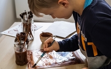 Dernisáž a workshop – Malování kakaem
