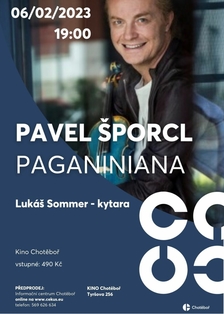 Pavel Šporcl: Paganiniana v Kině Chotěboř