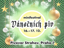 Minifestival vánočních piv v Pivovaru Strahov! 