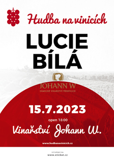 Hudba na vinicích - Lucie Bílá ve Vinařství JOHANN W