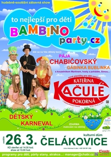 Bambinoparty - show teamu dětského baviče Páji Chabičovského