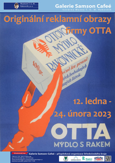 Výstava Originální reklamní obrazy firmy OTTA v Galerii Samson Cafeé