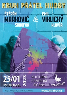 Štěpán Markovič – saxofon a Emil Viklický – klavír - Říčany