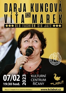 Darja Kuncová & Víťa Marek Old Fashion Six Jazz - Akce v Říčanech