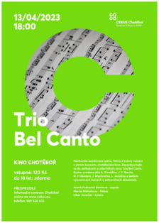 Trio Bel Canto – jarní koncert