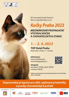Mezinárodní propagační výstava Kočky Praha 2023