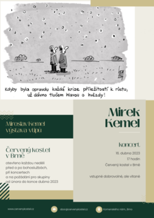 Koncert a výstava vtipů Mirka Kemela