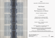 Výstava: Expanze ticha Olafa Hanela - GASK