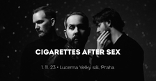 Cigarettes After Sex přijedou na svůj dosud největší sólový koncert do Lucerny