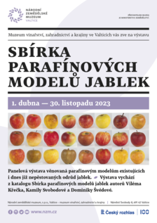 Výstava Sbírka parafínových modelů jablek - NZM Valtice