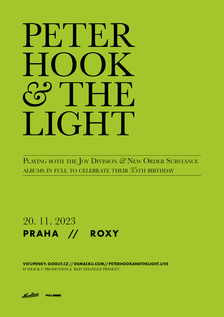  Peter Hook & The Light vystoupí v Roxy
