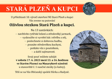 Oživlou stezkou Stará Plzeň a kupci 
