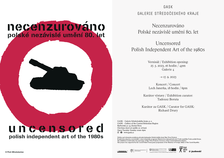 Vernisáž výstavy Necenzurováno - Polské nezávislé umění 80. let v GASKu
