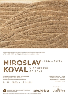 Vernisáž výstavy Miroslav Koval (1944–2022): V souznění se zemí