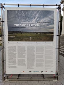 Venkovní výstava Vizualizace klimatické krize - Sluneční nám. Praha 13