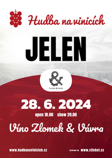 Jelen - Víno Zlomek & Vávra Boršice - Hudba na vinicích 2024