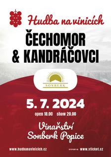Čechomor a Kandráčovci - Vinařství Sonberk - Hudba na vinicích 2024