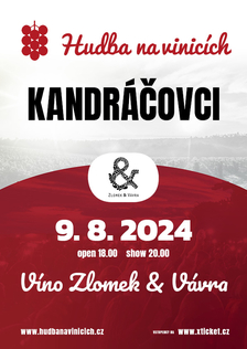 Kandráčovci - Víno Zlomek & Vávra Boršice - Hudba na vinicích 2024