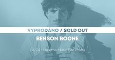 Benson Boone přijede na první český koncert - Lucerna Music Bar