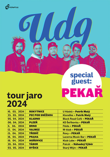 UDG + Pekař na tour jaro 2024 - Black Road Café Kladno
