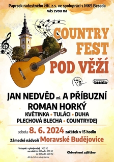 Country fest pod věží - Moravské Budějovice