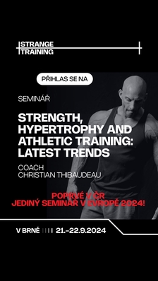 Strength Hypertrophy and Athletic training: Latest trends - Brno
