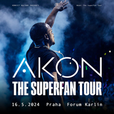 Světové hity hvězdy Akon zazní i v Praze - Forum Karlín 