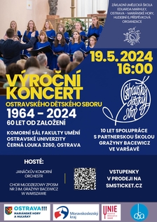 Výroční koncert 60 let založení Ostravského dětského sboru