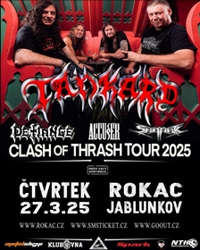 Clash Of Thrash Tour: TANKARD, DEFIANCE, ACCUSER, SHAARK - Jablunkov