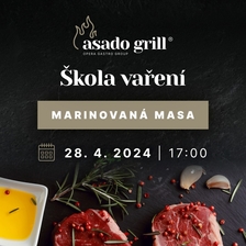 Škola vaření v asado grill - Marinovaná masa - Olomouc