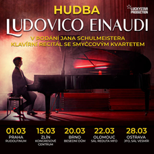 Hudba Ludovico Einaudi - klavírní recitál v Praze