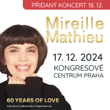 Mireille Mathieu na svém turné v Praze
