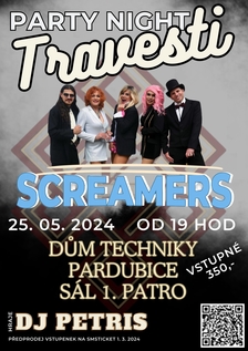 Travesti Screamers + DJ Petris v Domě techniky Pardubice