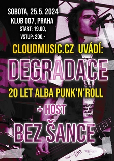 Klub 007 Strahov - DEGRADACE (cz), BEZ ŠANCE (cz) - Punk