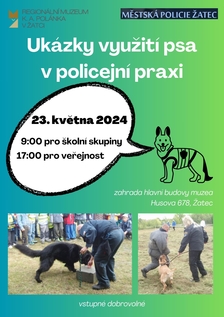 Ukázky využití psa v policejní praxi - Regionální muzeum K. A. Polánka